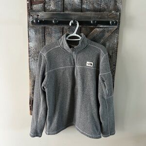 Men's The North Face Half Zipper Fleece Grey